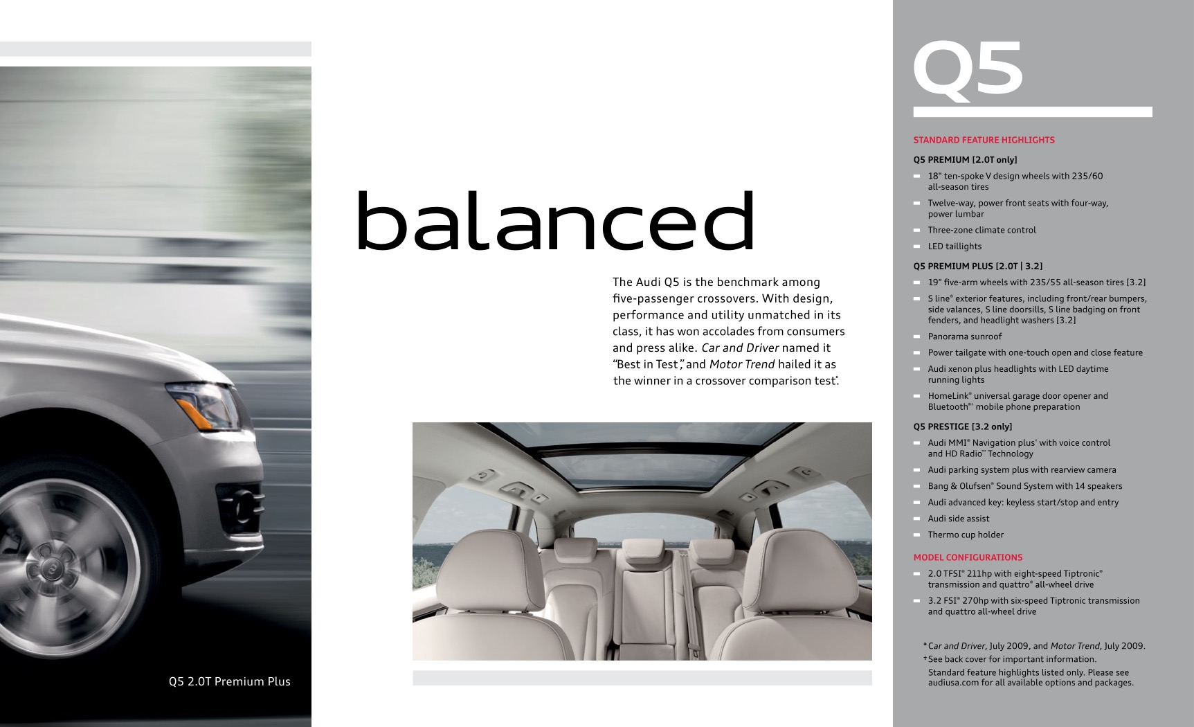 2011 Audi Brochure Page 2